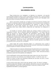 1030/2009 din 20 august 2009. Lucrarea Practica Nr2 Galvanism Bucal