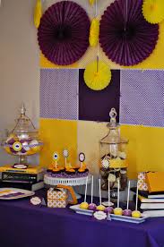 Use it as a door sign or hang it as a decoration at the gifts table! Purple And Gold Party Novocom Top