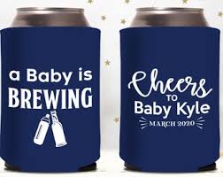 Baby Shower Koozies Etsy