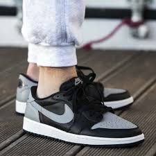 Nike Air Jordan 1 Low Shadow White Atmosphere Grey Black Buty Air Jordan 1 Retro Low Og Air Jordans Air Jordans Retro Air Jordan Retro Low