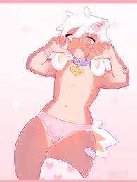 Bunny femboy gif animation by MassacreMacabre -- Fur Affinity [dot] net