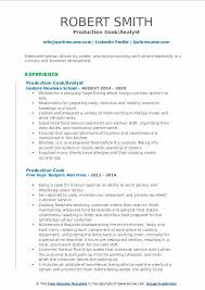 News, email and search are just the beginning. Production Cook Resume Samples Qwikresume