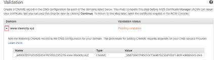 Add Cname Or Txt Records From Aws In Godaddy Stack Overflow