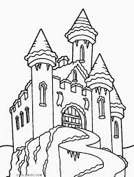 Barbie diamond castle coloring pages print. Frozen Castle Drawing At Paintingvalley Com Explore Collection Of Frozen Castle Drawing