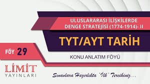 Yüzyıl boyunca sürdürülen denge politikası takip edilmiştir. Tyt Tarih Konu Anlatimi Uluslararasi Iliskilerde Denge Stratejisi 1774 1914 Ii Youtube