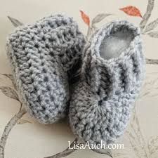 Crochet free king size farmhouse blanket. 10 Minute Easy Crochet Booties Pattern Booties That Stay On Little Feet