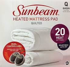 Sunbeam All Season Premium Queen Heated Mattress Pad With Https Www Amazon Com Dp B004buddta Ref Cm Sw R Pi Dp U Heated Mattress Pad Mattress Pad Mattress