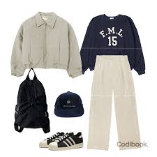 vintage,denim,무채색,cap,캐쥬얼룩,コート,夾克,針織外套,캠퍼스룩,일상,sweatshirt,padding,집업&점퍼,Daily,Casual,꾸안꾸,겨울  코디 by minzone - Codibook.