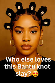 Bantu knot hairstyle inspiration