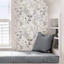Nuwallpaper Grey Breezy Peel Stick Wallpaper Walmart Com In 2021 Peel And Stick Wallpaper Nuwallpaper Home
