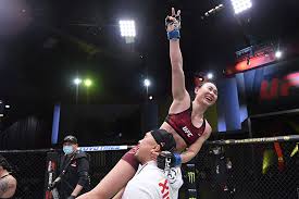 The former strawweight champion hoped that a fifth win this evening would be enough to convince dana white and company to give her a rematch with current champ rose namajunas. Yan Xiaonan Faces Carla Esparza At Ufc Fight Night 192 Asian Mma