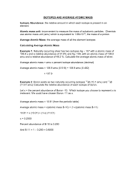 Different atoms have different masses. What Is The Unit For Average Atomic Mass