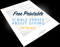 Free printable bible verses for encouragement. 21 Great Bible Verses About Giving Seedtime