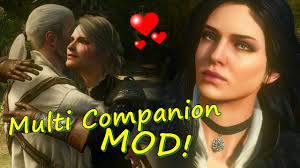 Multi Companion Mod - Exploring Toussaint with Ciri and Yennefer - THE WITCHER  3 - YouTube
