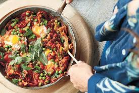 Greened Up Shakshuka Food Recipes Chia Pudding