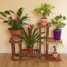Ahşap merdiven deck ürünler bahçe dekorasyon doğal ahşap özel tasarim uygulamaları standart veya özel ölçü kapı,mutfak,banyo bilgi whatsapp 5326109153. Wood 4 Tier Flower Pot Racks Home Garden Decor Etagere Plant Pot Display Shelf Planter Stand Fl Decoracao Arte E Decoracao Prateleiras Para Plantas De Interior