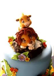Simba Gum Paste Figure Torta Dei Re Magi Torta Disney Gum Paste