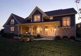 Plan 20081ga Striking Design With Open Floor Plan Craftsman House Plans Craftsman Style House Plans Craftsman House
