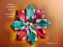 Tangrami schwan origami design, 3d origami schwan, mandala, blue prints, manualidades,. Origami Fleurogami Und Sterne Art By Origami Uwe