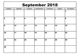 Calendar September 2018 Printable Template September Calendar Printable December Calendar 2018 Printable Calendar