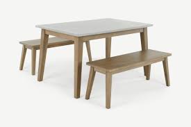 Check out our wooden bedside table selection for the very best in unique or custom, handmade pieces from our furniture shops. Fawn Dining Table And Bench Set Zinc And Mango Wood Made Com