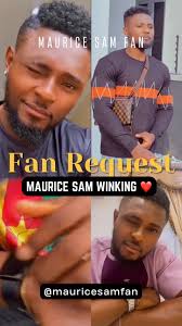 ✨FAN REQUEST✨ Maurice Sam Winking, and September Vibes!, Hey fam! So  yesterday, I put up a quick poll for you to decide which video I should  edit next—winking or hairstyles. Well, winking won by a ...