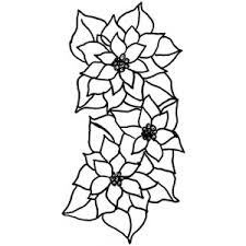 Los estambres, pétalos y hojas están diseñados como una tira de papel para permitir el rápido rodar / quilling. Flor De Pascua Para Colorear Pintar E Imprimir