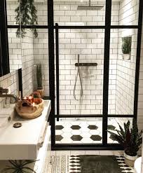 Black and white look incredible with light wash wood detailing throughout. 110 Black White Bathrooms Ideas Bathrooms Remodel Bathroom Inspiration Bathroom Design