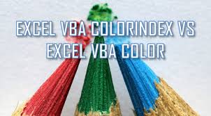 Excel Vba Colorindex Vs Vba Color Property Trucos Macros