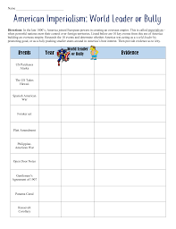 Imperialism Bully Or Leader