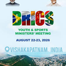 It's finally here! 🎉 The BRICS Youth & Sports Ministers' Meeting begins today in Visakhapatnam. #BRICSIndia2026 #SportsTrack2026