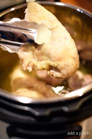 Add the chicken, mustard, and honey to your instant pot, along with 1/2 cup of water if the honey and mustard mixture seems a bit thick. Instant Pot Chicken Recipe Add A Pinch