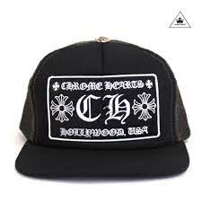 Chrome Hearts Hollywood Patch Mesh Trucker Cap Black Camo Crown Forever Chrome Hearts Black Camo Trucker Cap