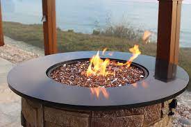 Reflective Fire Glass Pit
