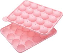 Use this silicone brush to wipe silicone cake pop moulder (top and bottom) with oil. Kitchencraft Sweetly Does It Cake Pop Tray With Recipe Round Silicone Mould For Cake Pops 20 Holes Pink 23 X 18 5 Cm 2 Piece Amazon Co Uk Kitchen Home