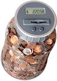 Shop for coin banks at bed bath & beyond. Amazon Com M R Digital Counting Coin Bank Batteries Included Personal Coin Counter Money Counting Jar Totals Up Your Savings Works With All U S Coins In Retail Packaging Office Products