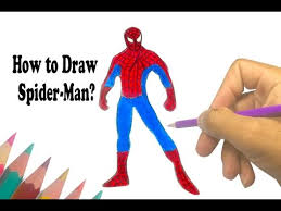 Spandex fullbody spider man homecoming costume 3d printed halloween. How To Draw Spider Man Step By Step Full Body Youtube