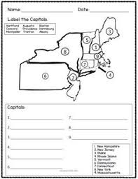 Us And Capitals Differentiated Activities And Worksheets