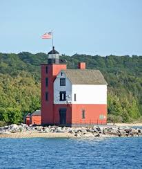 There are 124 items in this collection. Round Island Lighthouse Michigan At Lighthousefriends Com