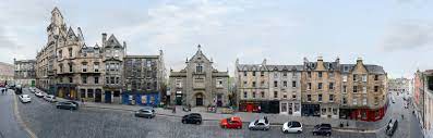 Niddrie mill and st francis join primary school, edinburgh. Edinburgh Architecture The Scottish Capital In Streetscape Panoramas Panoramastreetline
