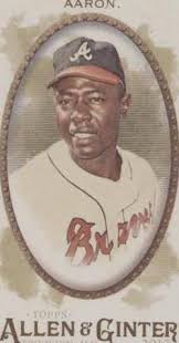 HANK AARON 2017 Topps Allen & Ginter Mini EXT #392