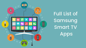 Full List Of Samsung Smart Tv Apps 2019 Thedroidway Best Android Apps Tricks And Android Apps For Pc