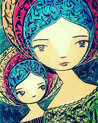 Pin By Irina Filonenko On Zhivopis Na Polotni In 2020 Mother Art Mother And Child Painting Illustration