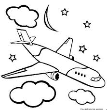 Printable Propeller Airplane Coloring Pages For Kid Boyama Sayfalari