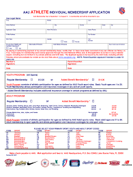 The aau was founded in 1888 to establish standards and uniformity in amateur sports. Aau Athlete Individual Membership Application 2007 2021 Fill And Sign Printable Template Online Us Legal Forms
