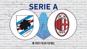 Fabio quagliarella's second half finish saw sampdoria take the lead at the san siro, before an 87th minute equaliser from milans's starlet, jens petter hauge. Sampdoria V Ac Milan Official Line Ups Forza Italian Football