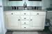 Farmhouse Kitchen Distressed White Kitchen Cabinets