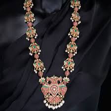 Temple Jewellery Necklace Collection From Kalasha Jewels Www Addiga Com Temple Jewelry Necklace Temple Jewellery Bridal Gold Jewellery