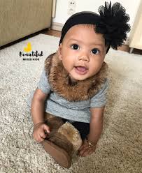 Black And Chinese Baby Mix Jordyn Grace 5 Months African American Chinese Italian French Cute Baby Pictures Mixed Kids Baby Beau