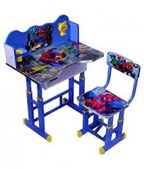 Kids Study Table Design May Vary Spiderman Kids Study Table Study Table And Chair Wooden Study Table